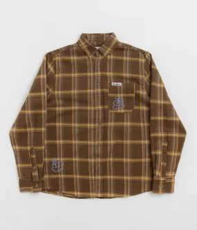 Butter Goods Bugs Flannel Shirt - Chestnut Versatile Layering