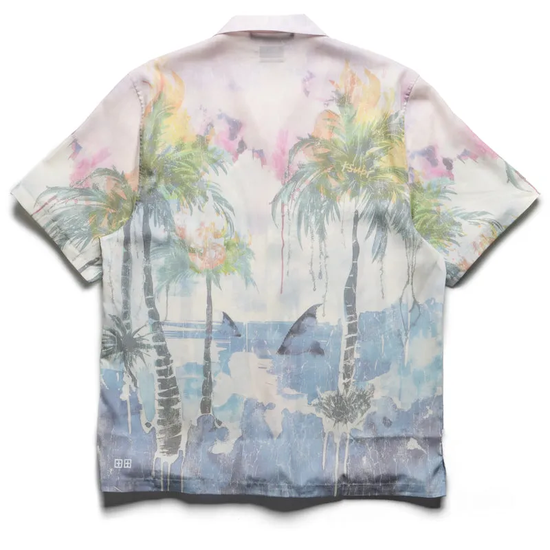 Ksubi Poolside S/S Resort Shirt - Multi Thermal Regulation Fabric Stretch Material