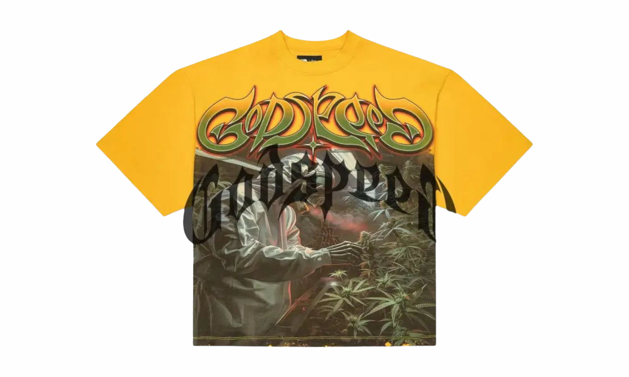 Indoor T-Shirt Gelato "Yellow" Event Vibe DoubleLayeredHem