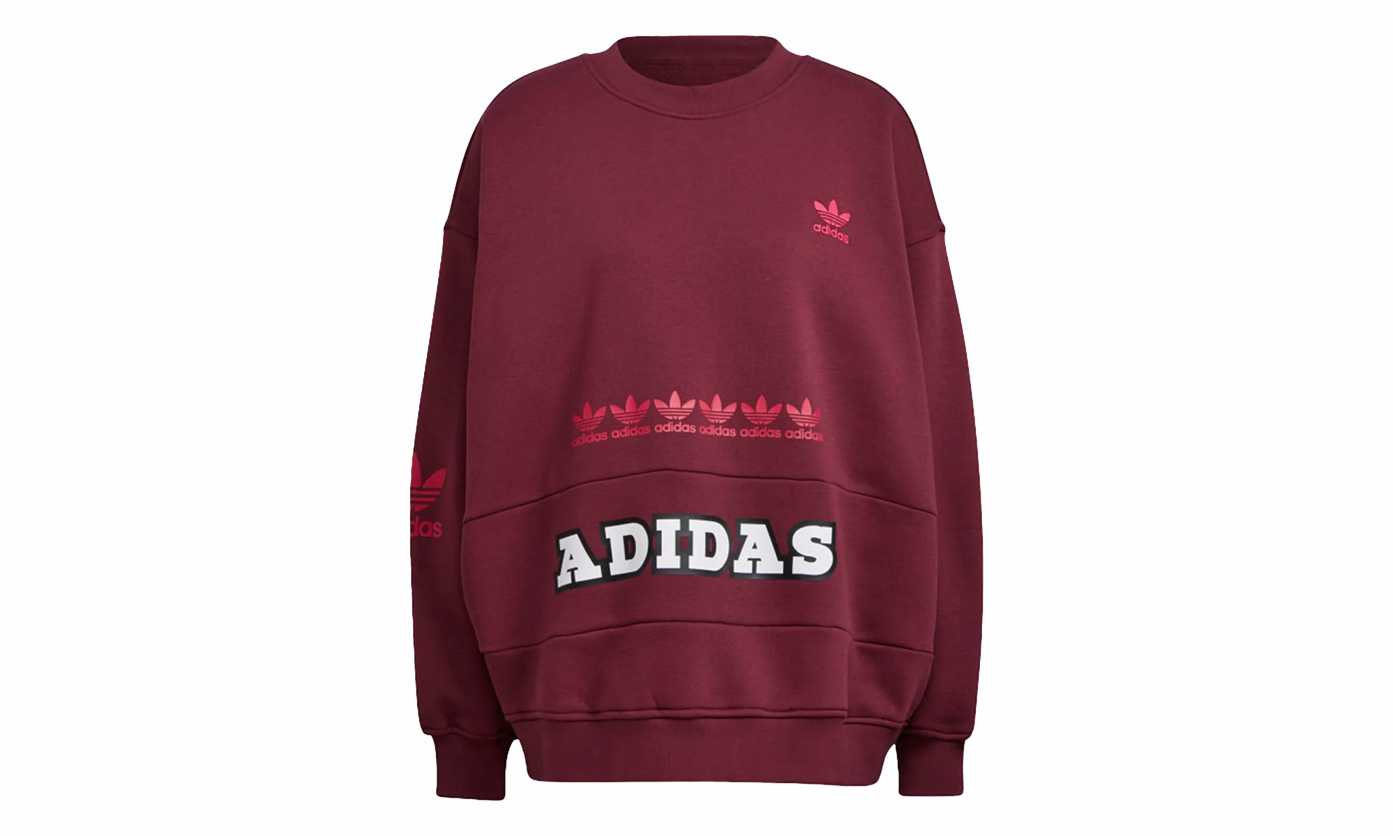 Logo Play Sweatshirt "Victory Crimson" MoistureControl Fabric Photo Fit