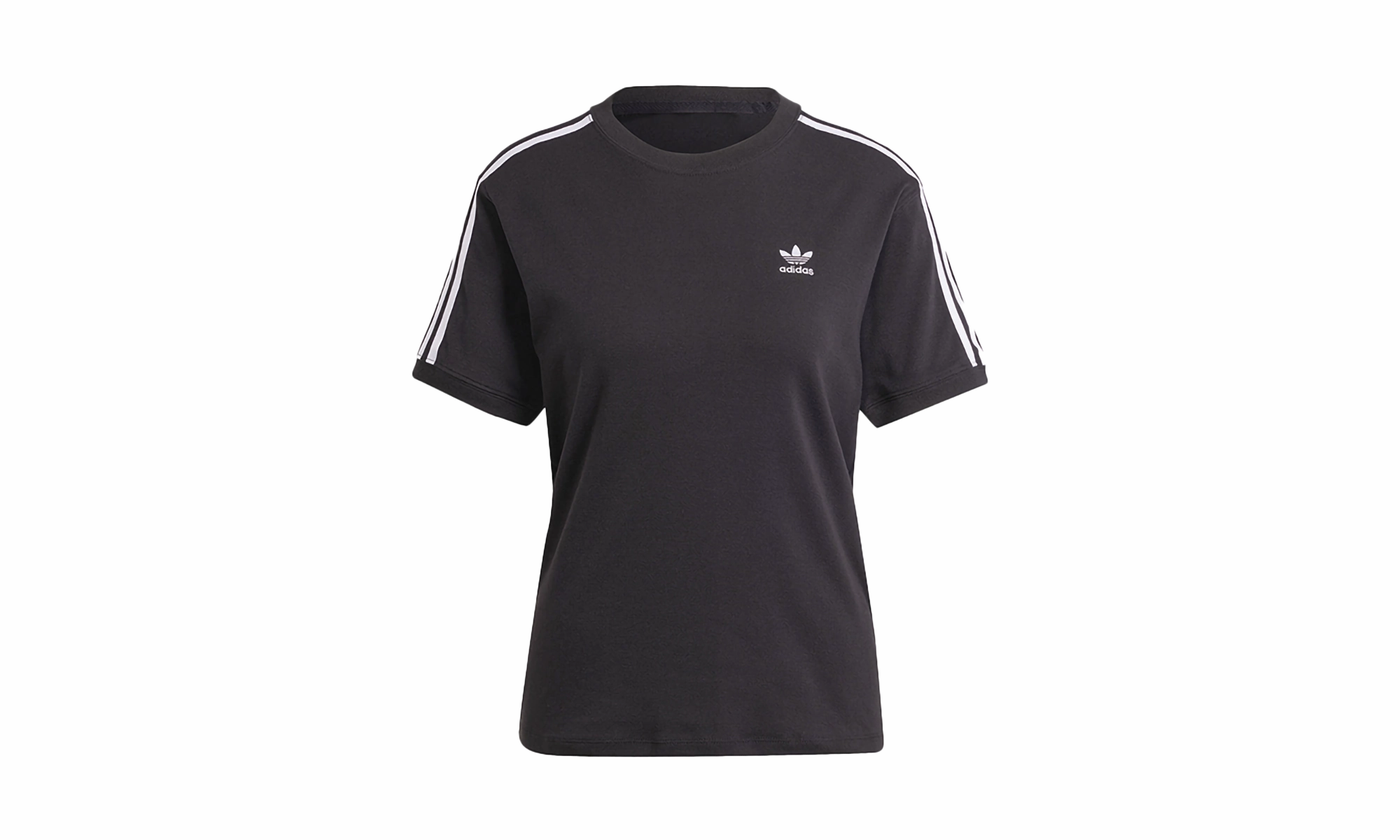 Light Flow W 3-Stripe Tee "BLACK"