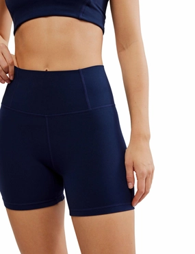 Never Better Bike Shorts - Midnight Navy light texture Daily Casual