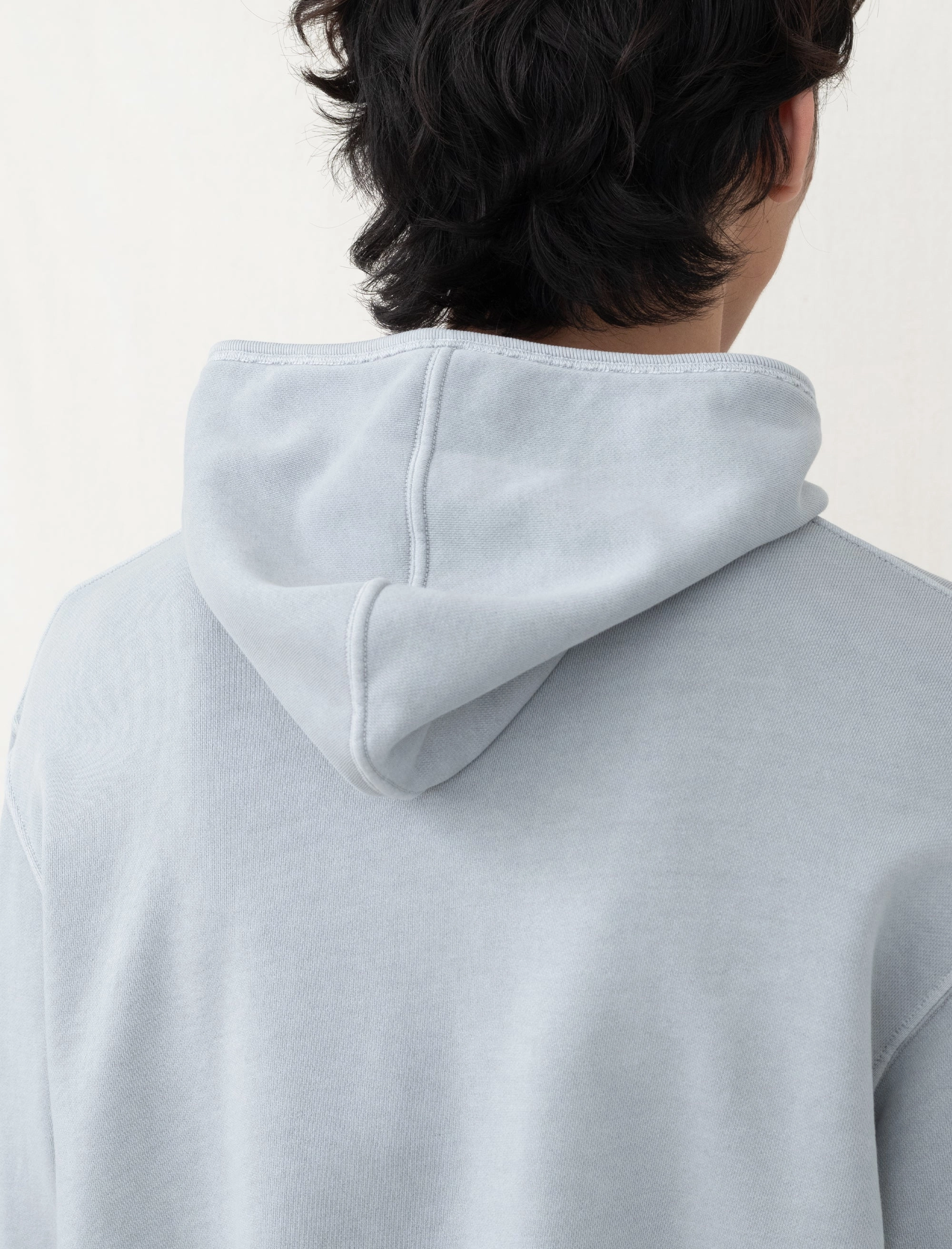 Minimalist Style Mini Hoodie (Pigment Chalk)