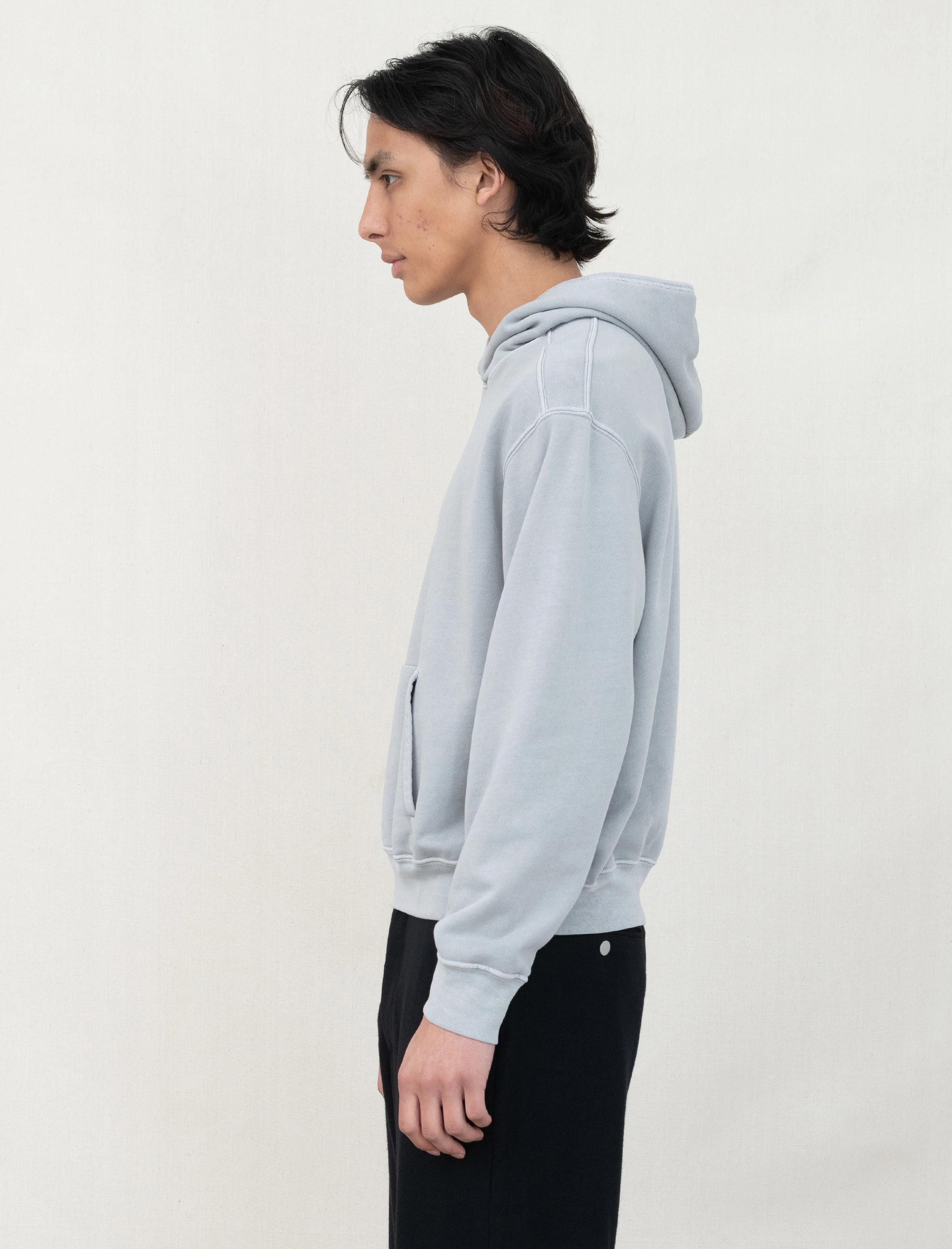Compact Fit Look Mini Hoodie (Pigment Chalk)