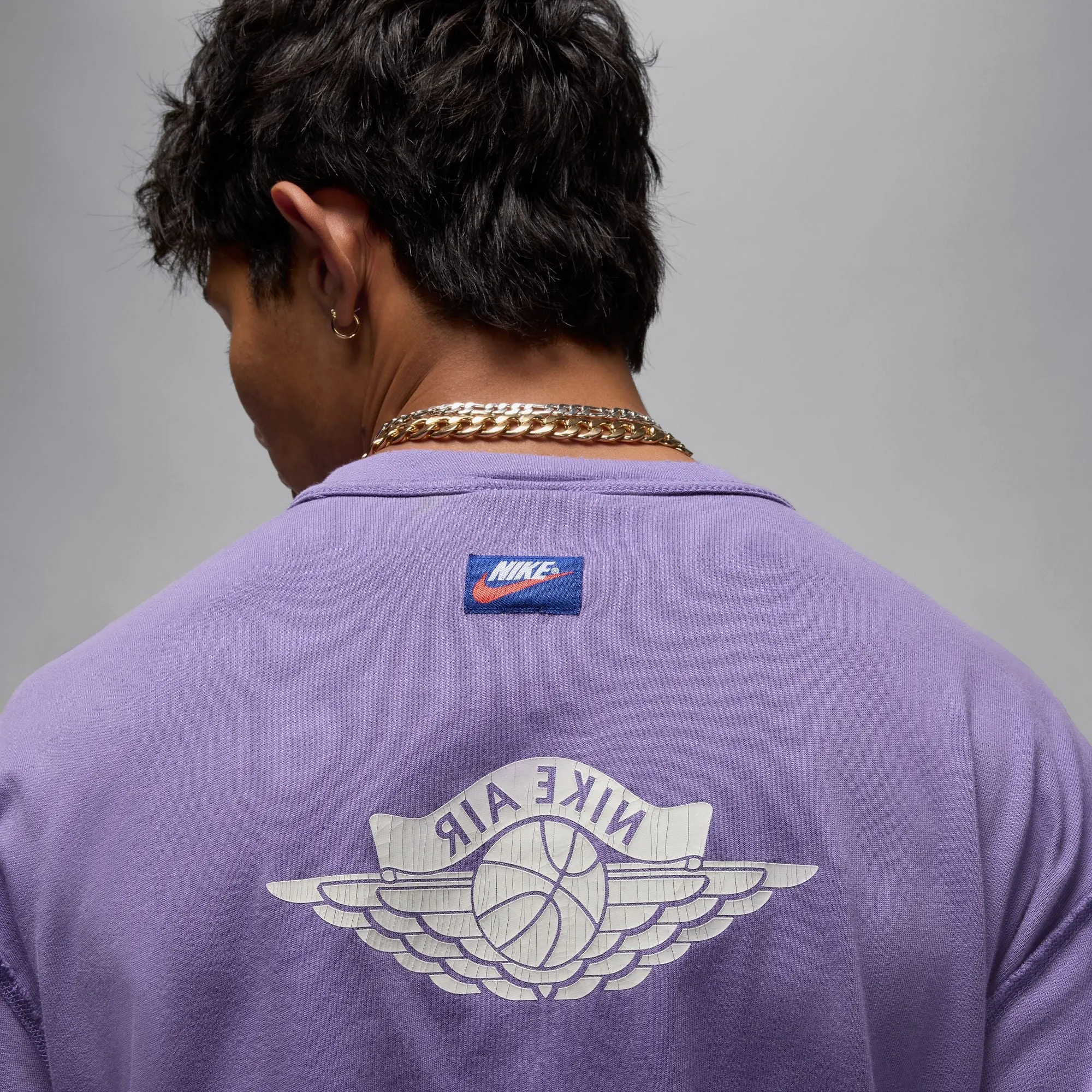 Fearless Mode Travel Proof Jordan Rare Air T-shirt (Purple Earth/Sail)