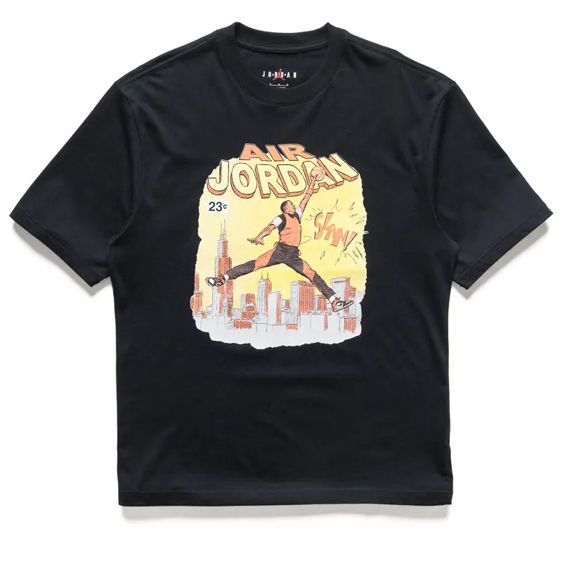 Jordan Comic Tee - Black/White Bestseller Oeko Tex Certified Material