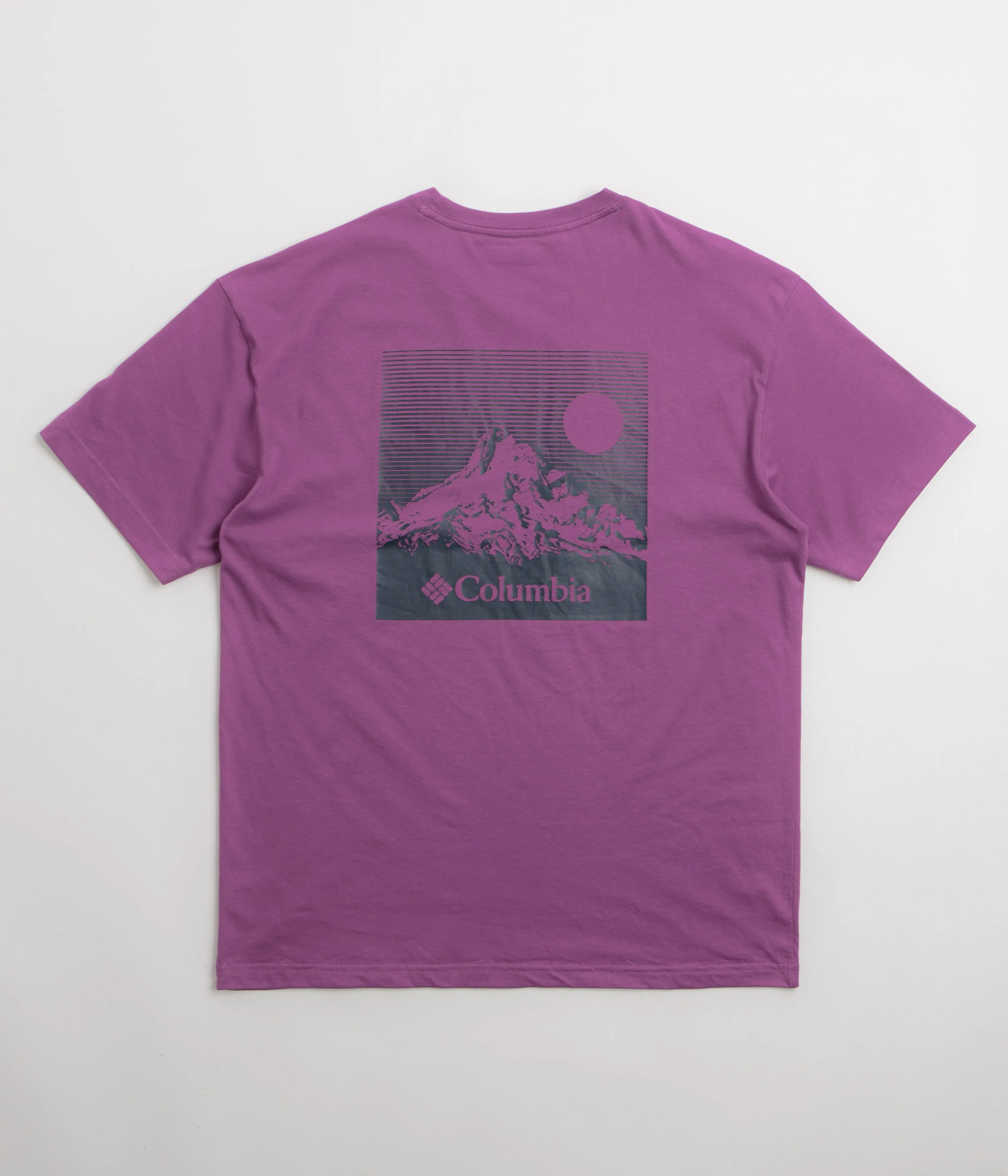 concert Columbia Black Butte Graphic T-Shirt - Razzle / Linear View