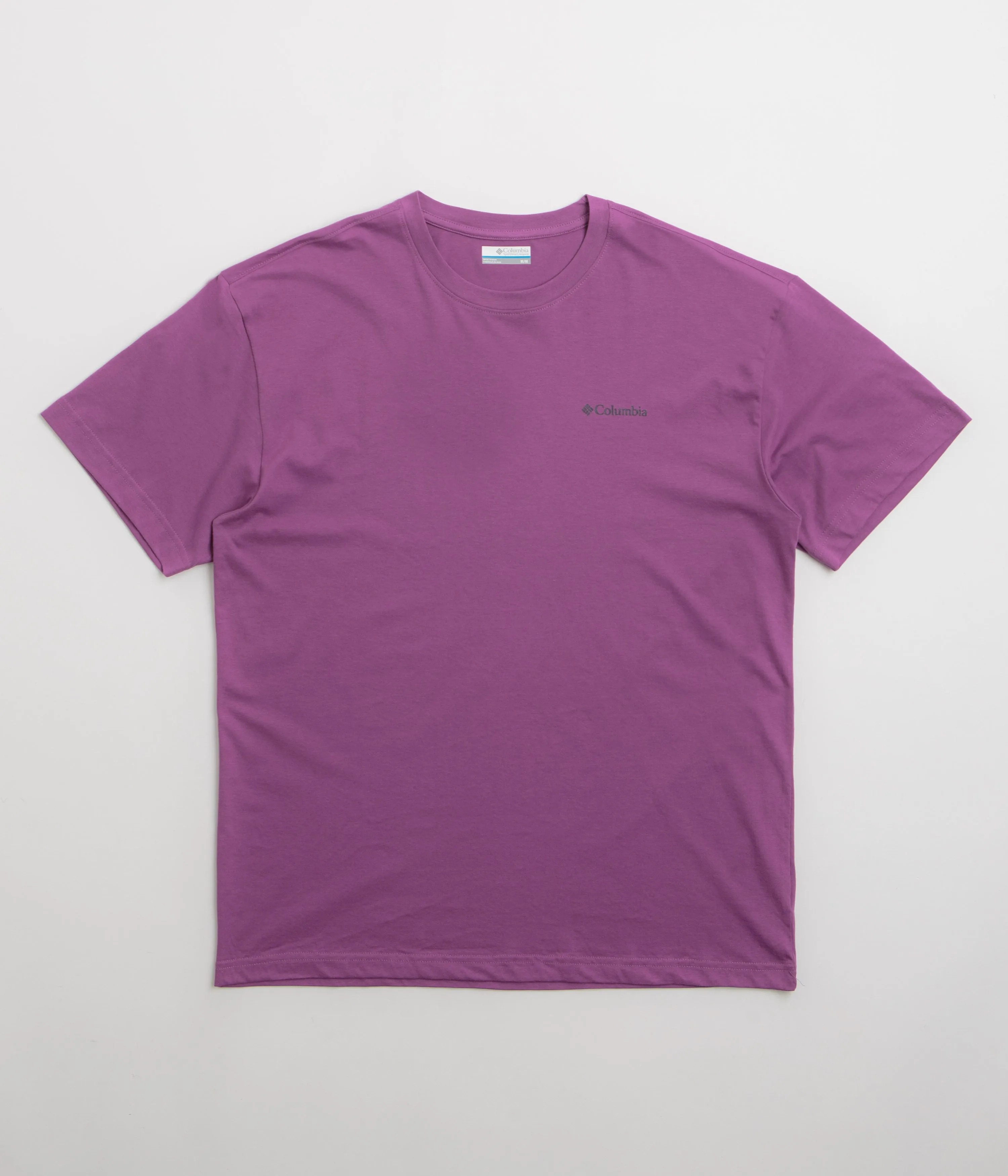 Beach Style Columbia Black Butte Graphic T-Shirt - Razzle / Linear View
