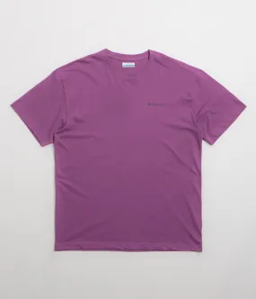 Beach Style Columbia Black Butte Graphic T-Shirt - Razzle / Linear View