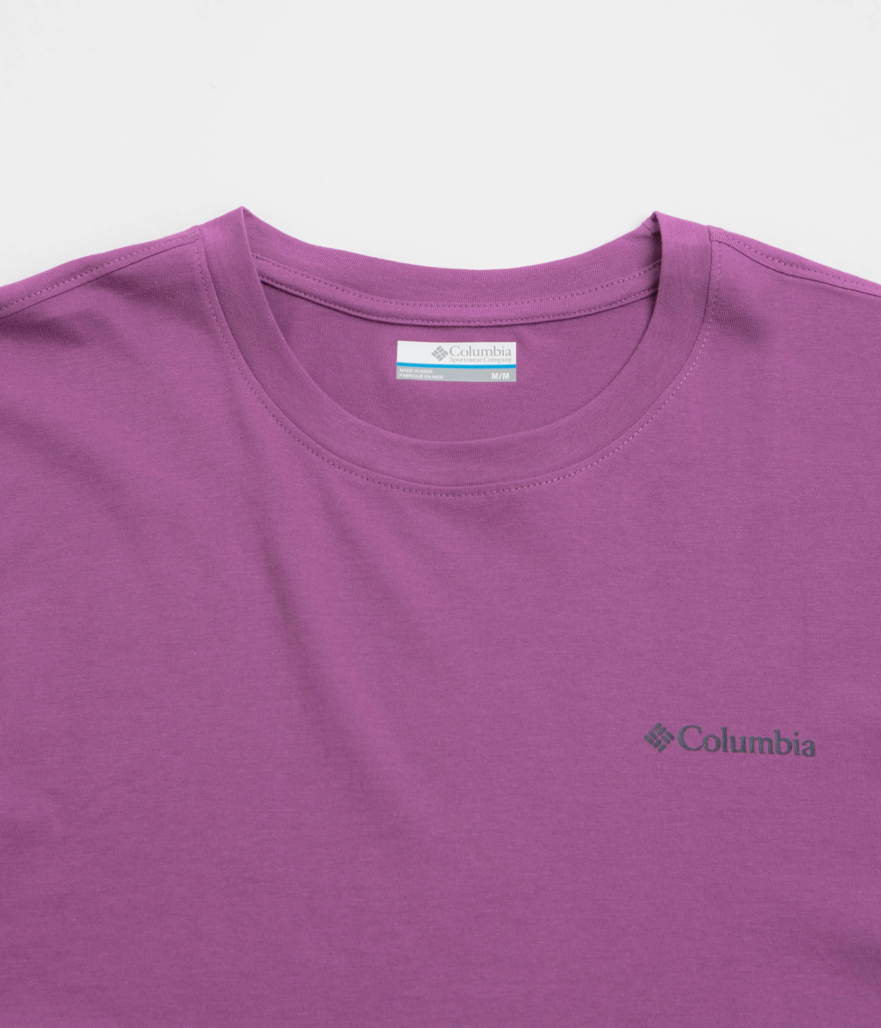 cropped legs bowling venue Columbia Black Butte Graphic T-Shirt - Razzle / Linear View