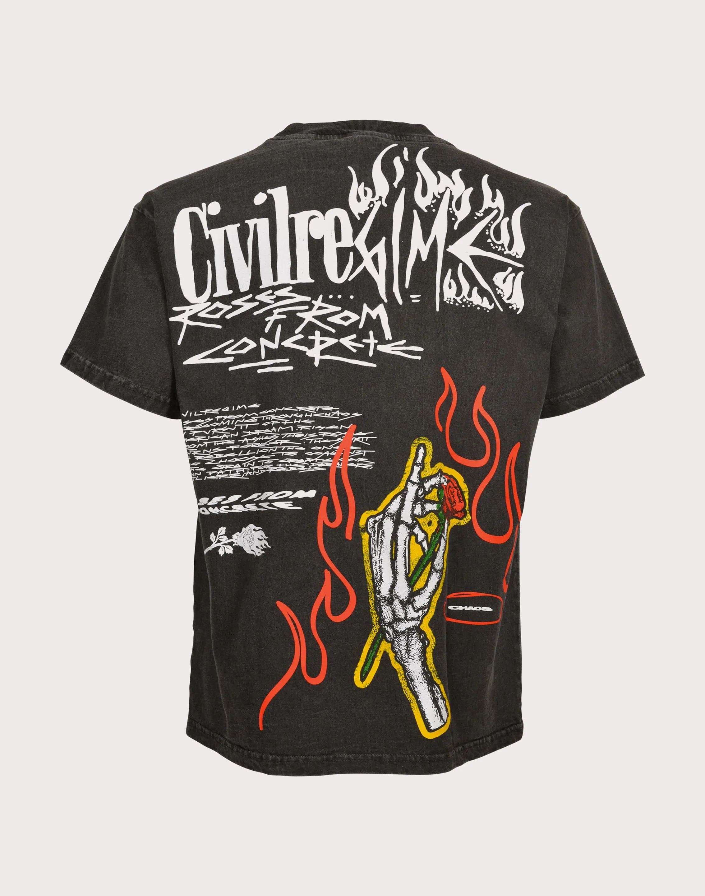 CIVIL CLOTHING Civil Regime Rebel Riot V2 Men's Tee StretchableFabric CompactPackaging