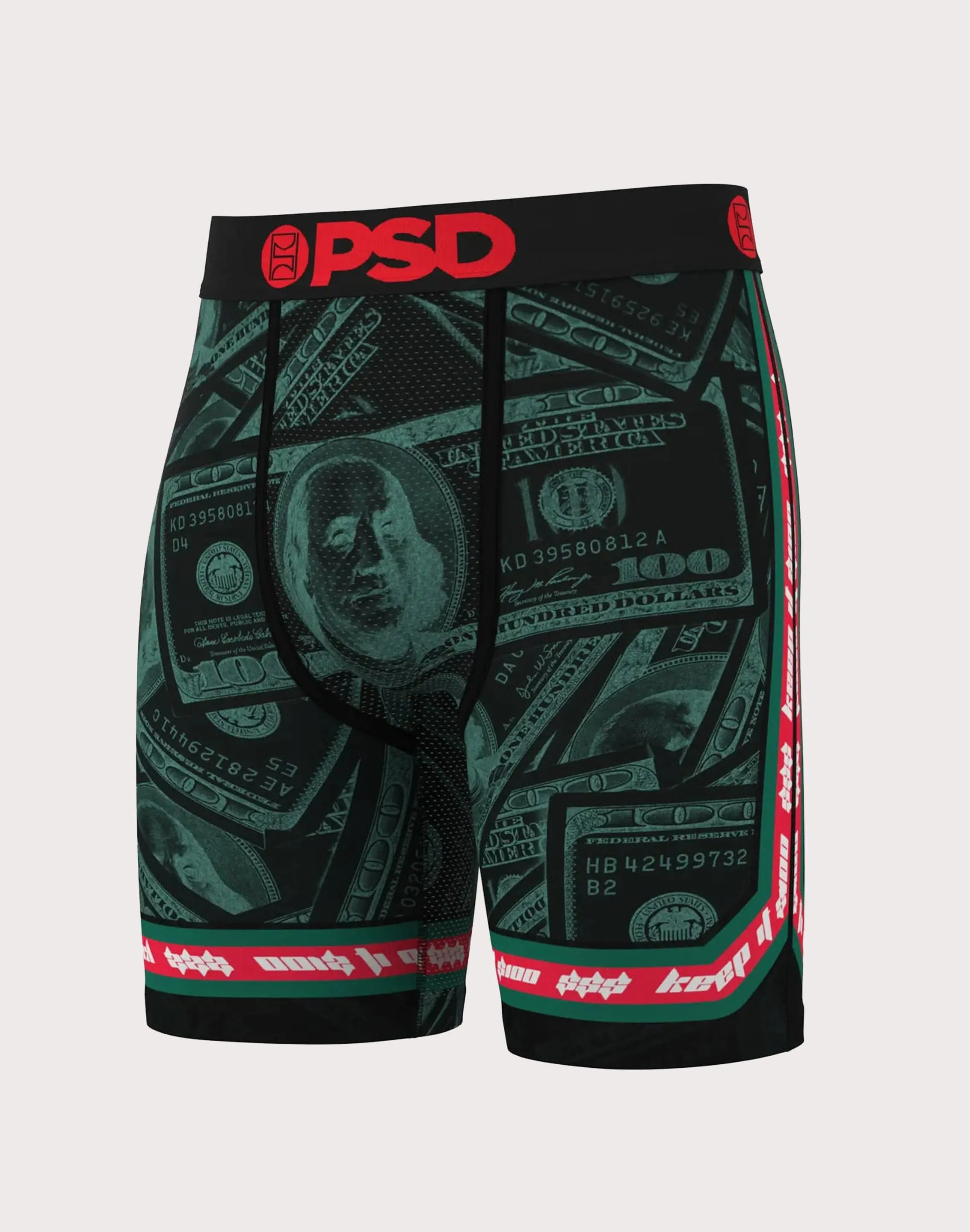 Cyber Core NonSlipGrip Psd Underwear Fortune Boxer Briefs 3-Pack