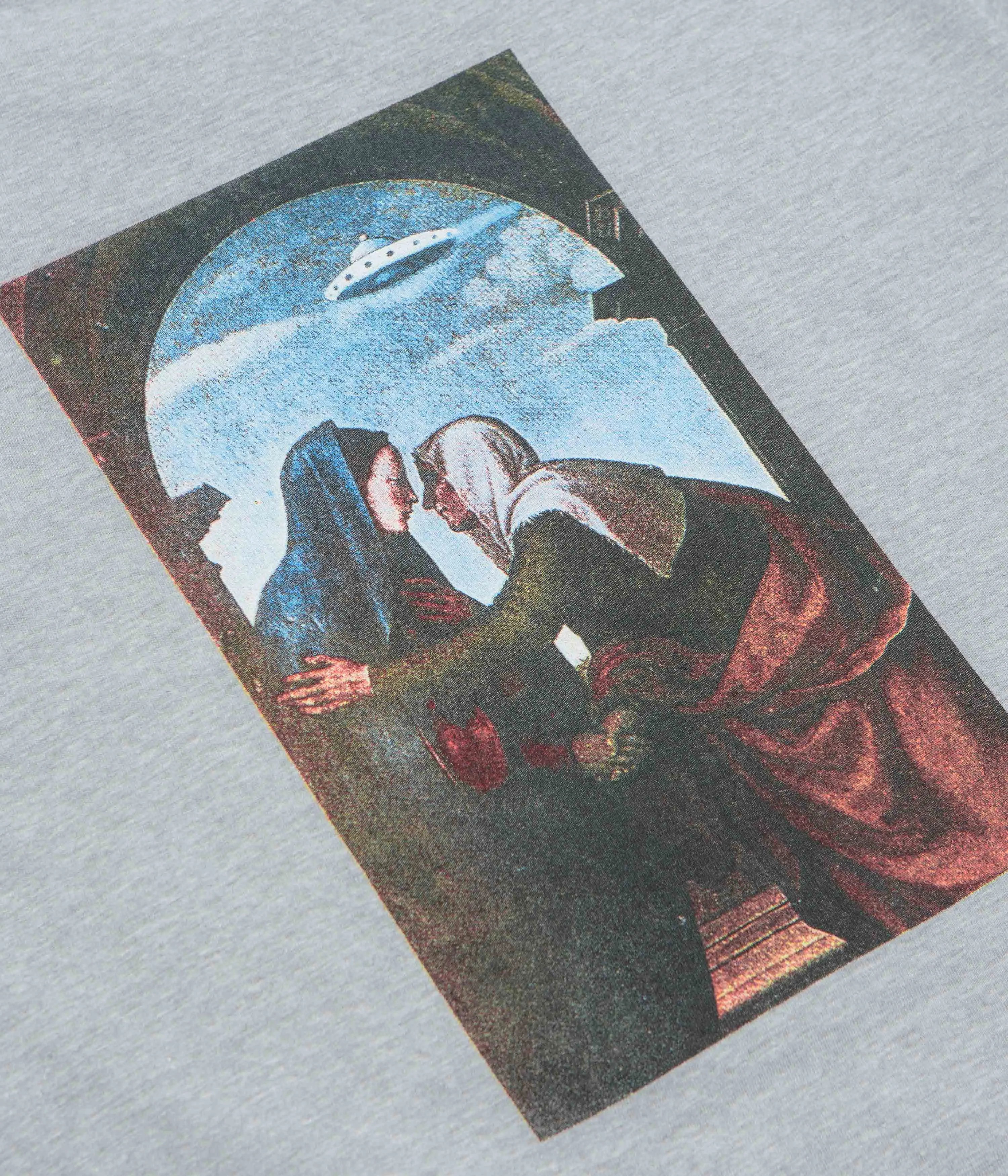 Guys' night out Lightweight texture Fucking Awesome Believe T-Shirt - Grey Heather