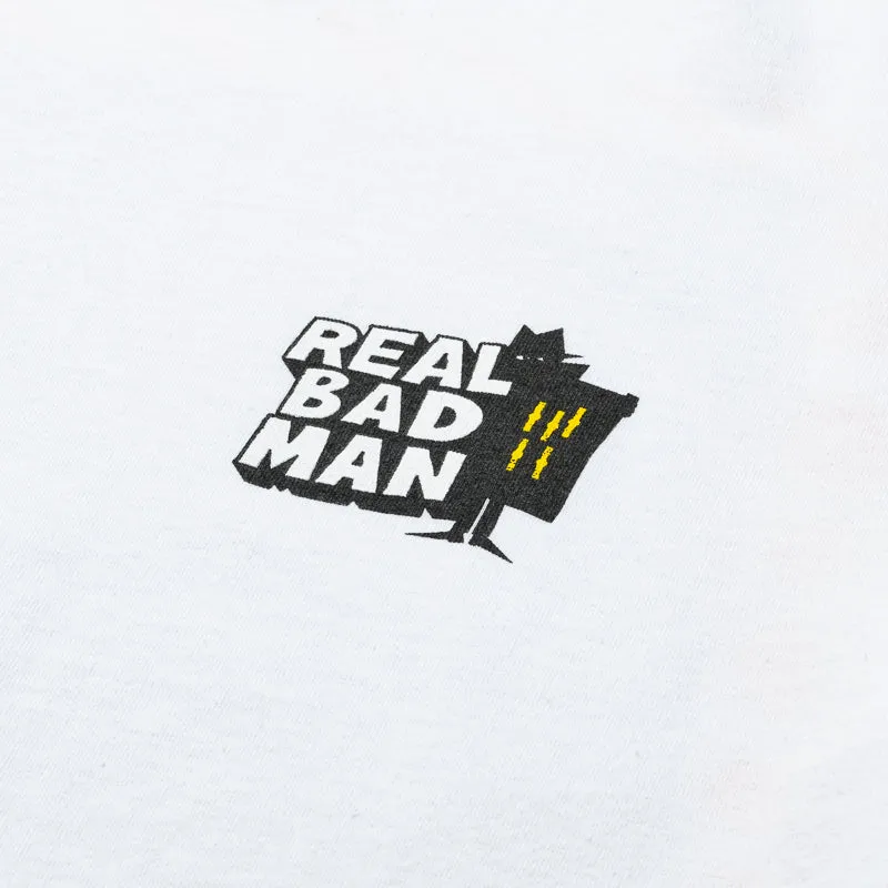 soccer venue Real Bad Man Masked Men Tee - White