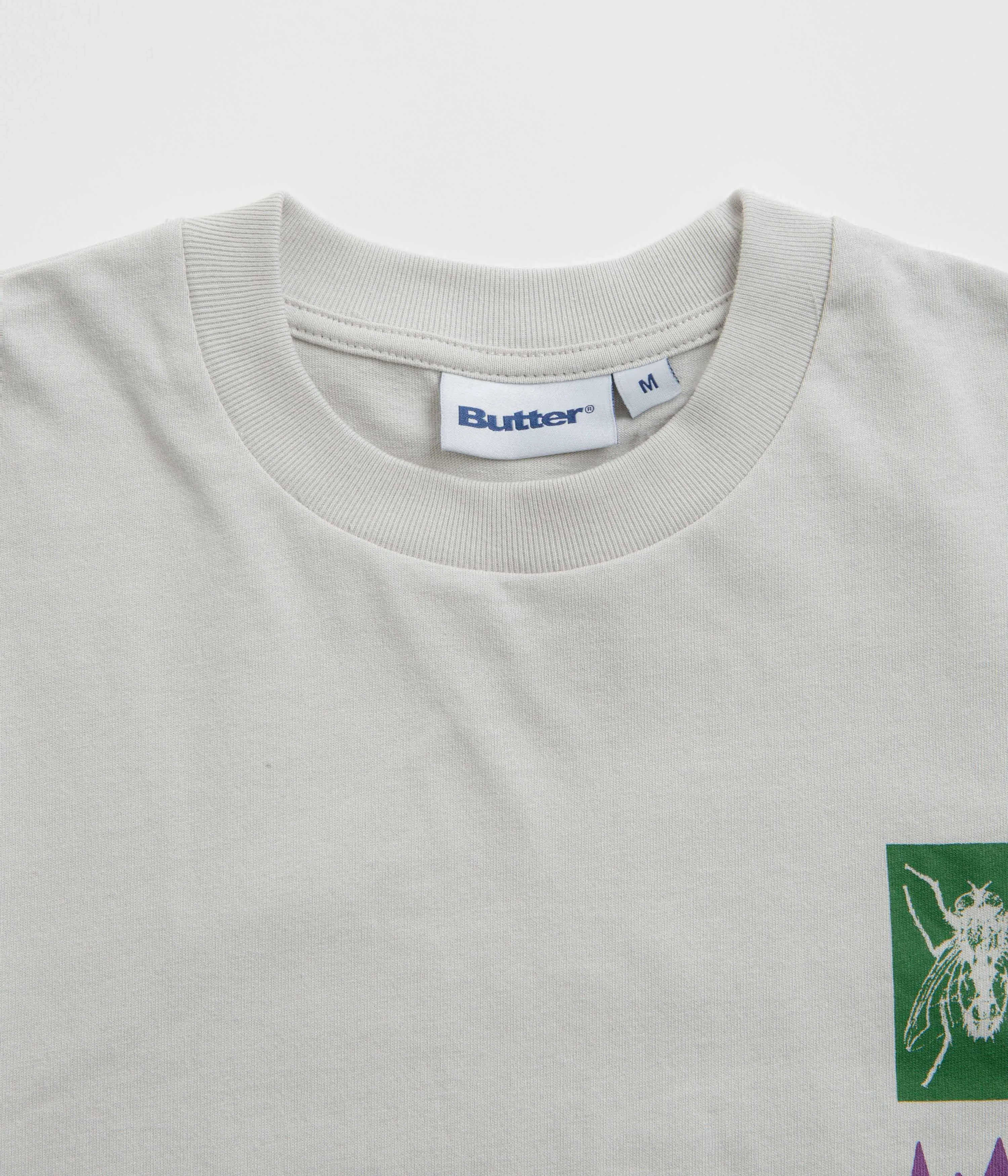 Moisture Wicking Fabric Sweat Wicking Butter Goods Nature Study T-Shirt - Cement