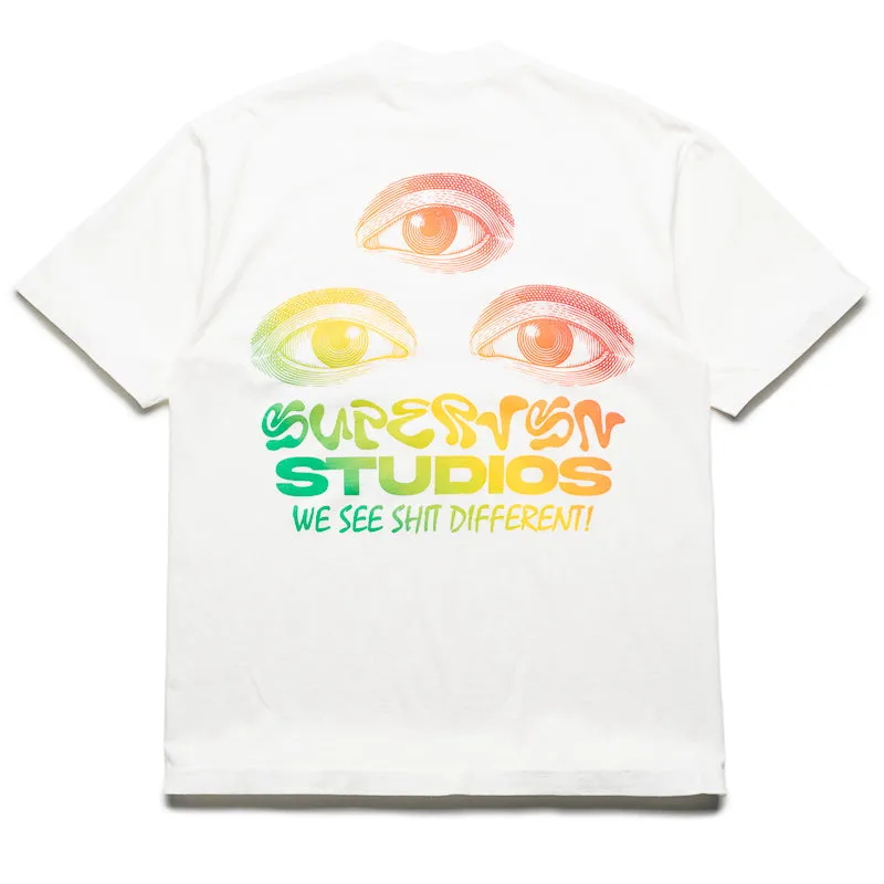 Supervsn Triple See Tee - Bone Tiered hem Spa day