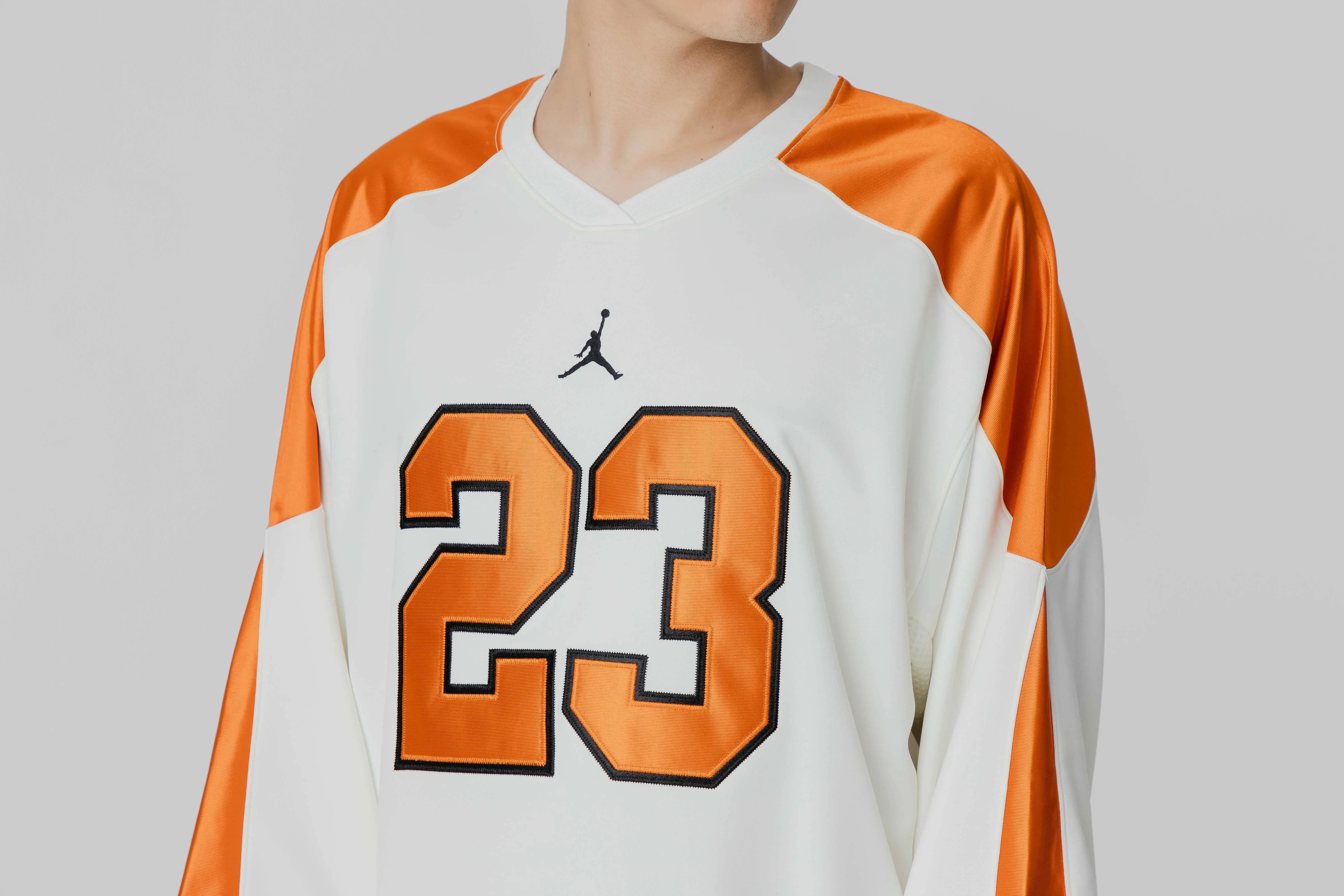 Jordan Brooklyn University Hockey Jersey Minimalist Silhouette Cut