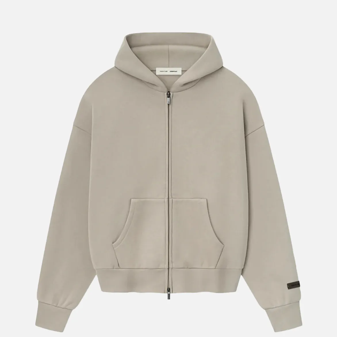 NoIrritationSeams Day Off CLASSIC FULL ZIP HOODIE - TIMBER