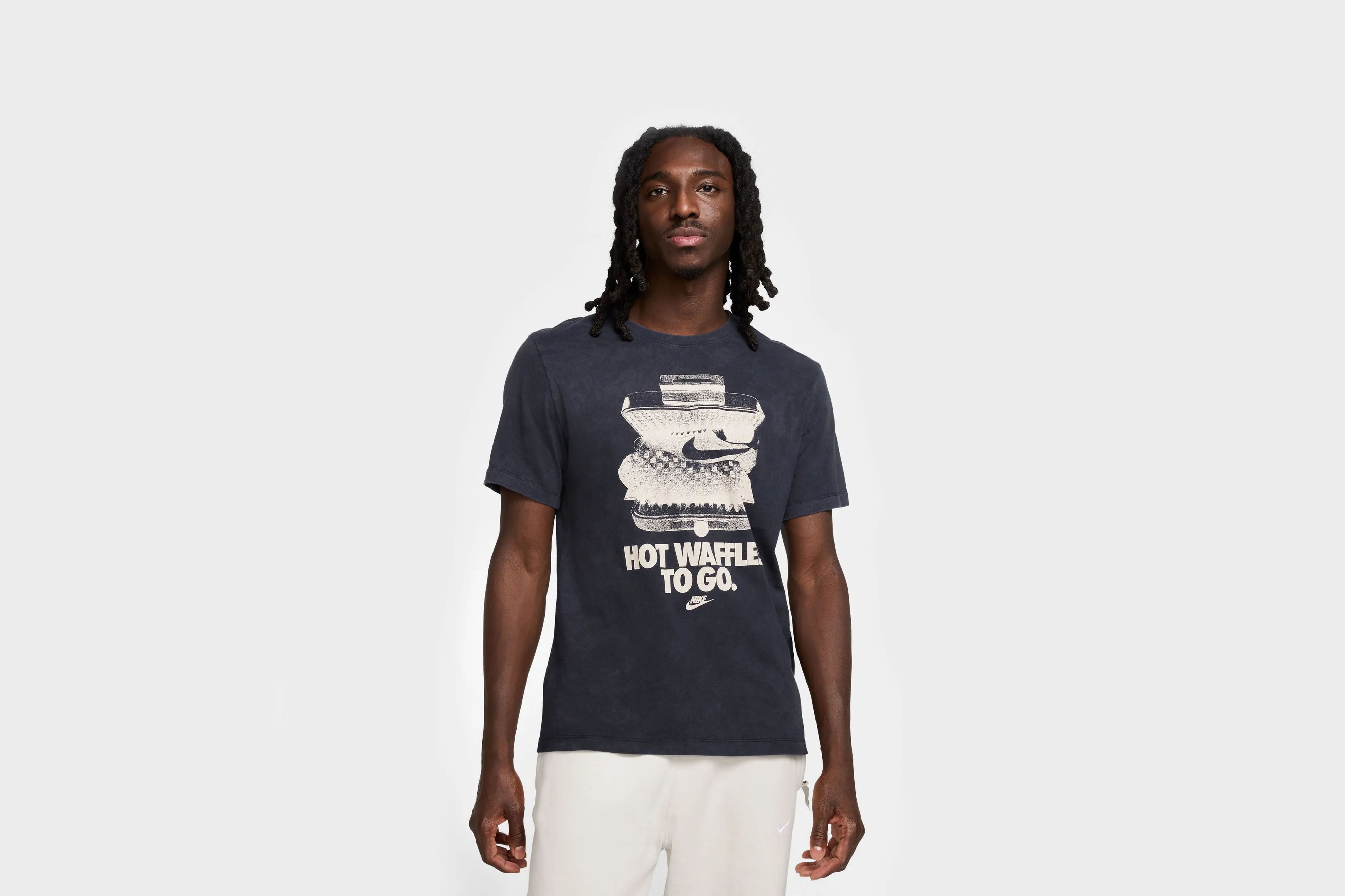 Nike Sportswear Hot Waffles T-Shirt (Black) Quiet Core Music Mood