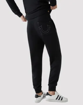 True Religion Classic Logo Joggers Strong Denim
