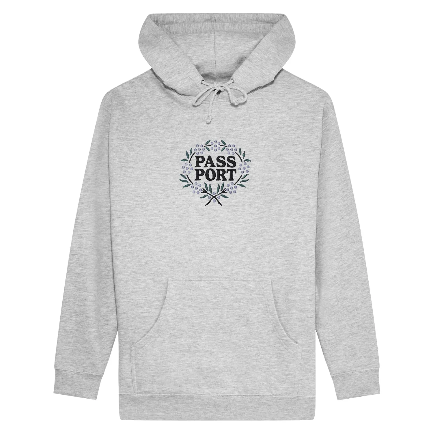 Zippered Front Closure hiking clothes PASS~PORT Wattle Hoodie - Ash