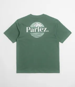 crew neck yacht event Parlez Boca T-Shirt - Kelp Green