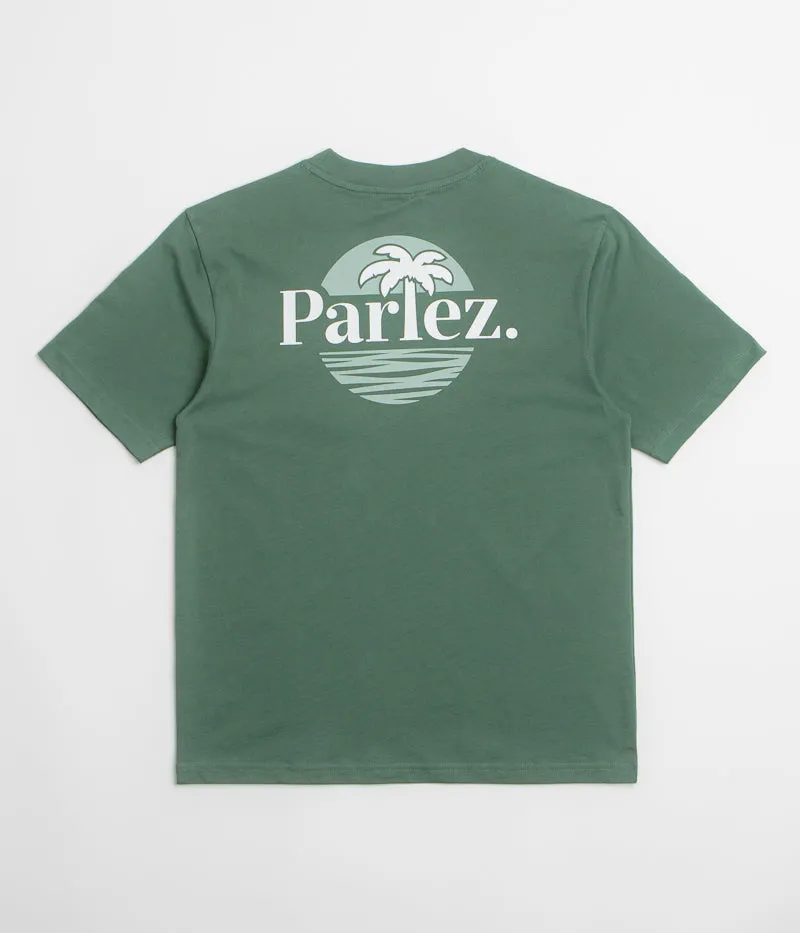 crew neck yacht event Parlez Boca T-Shirt - Kelp Green