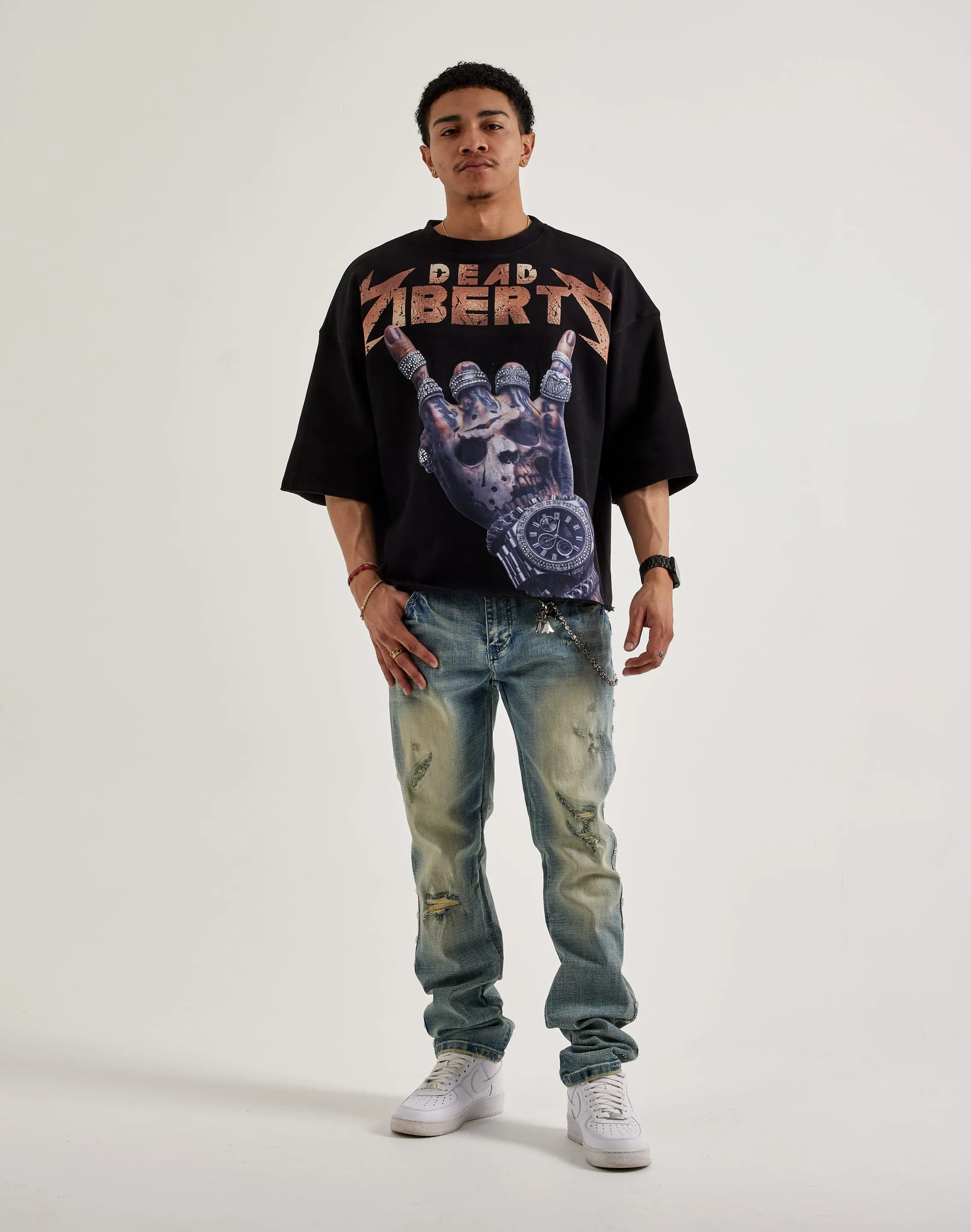 FrictionResistantEdges Stretch Fabric Roku Studio Dead Liberty Tee