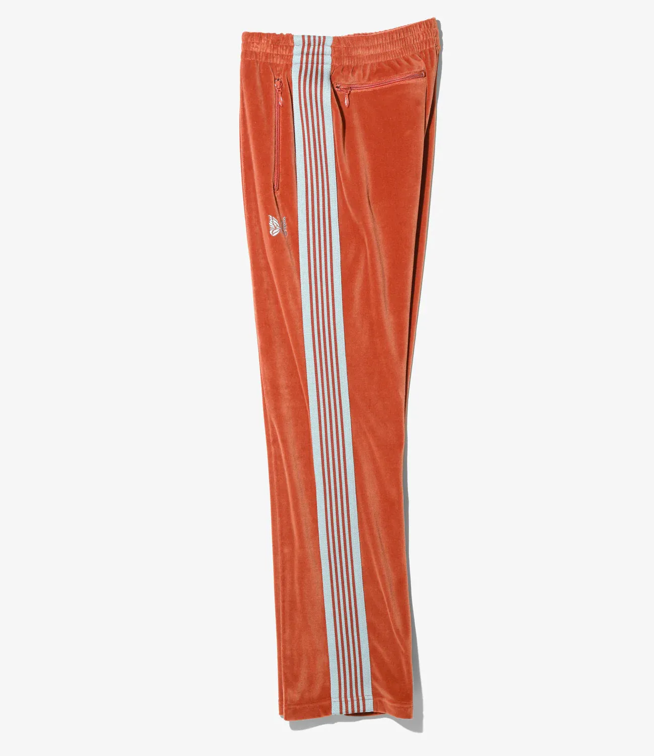 Flash Look NARROW TRACK PANT C/PE VELOUR - BRICK