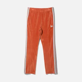 AI Core AllDayComfort NARROW TRACK PANT C/PE VELOUR - BRICK