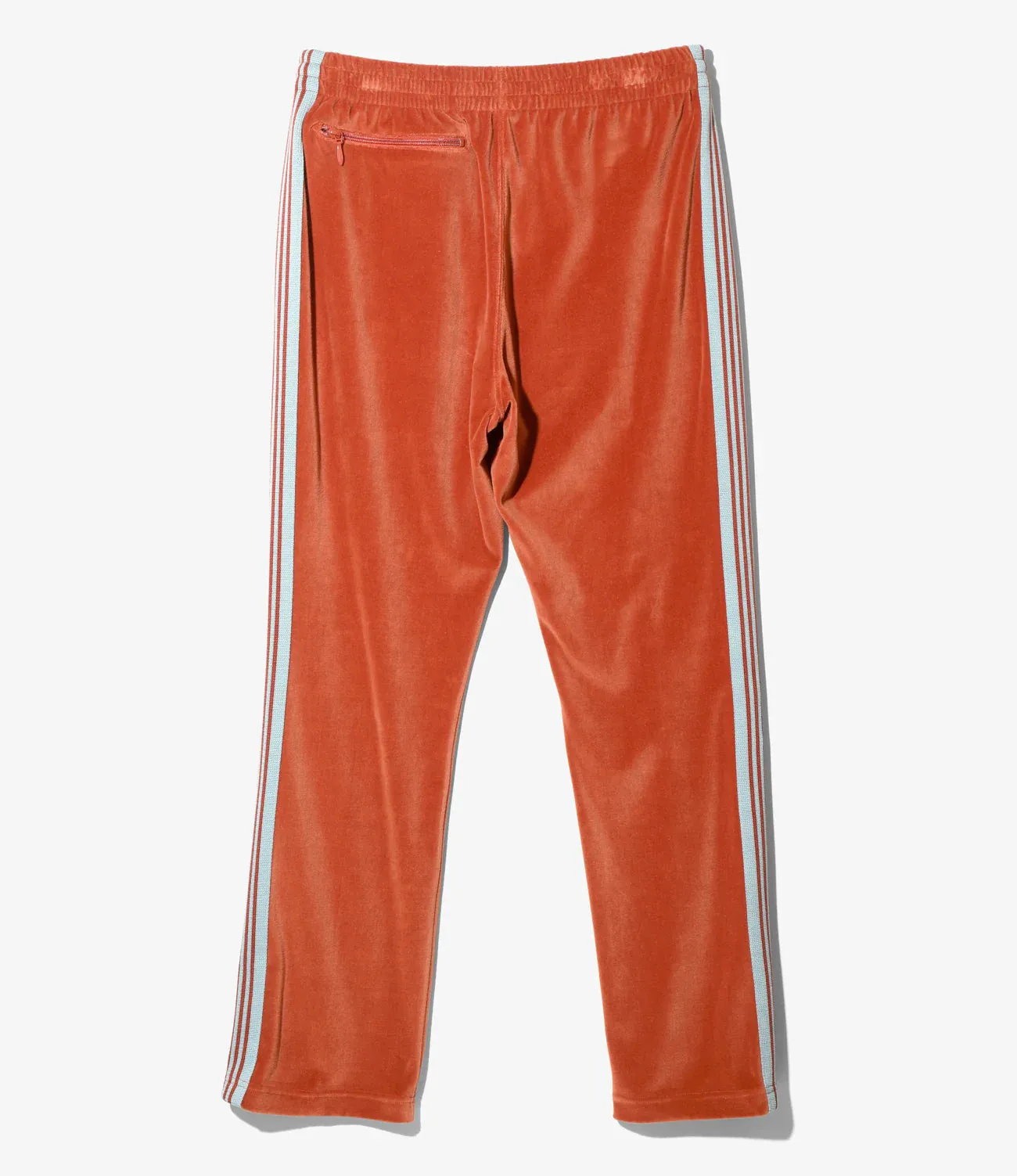 City Soul Smooth Line NARROW TRACK PANT C/PE VELOUR - BRICK