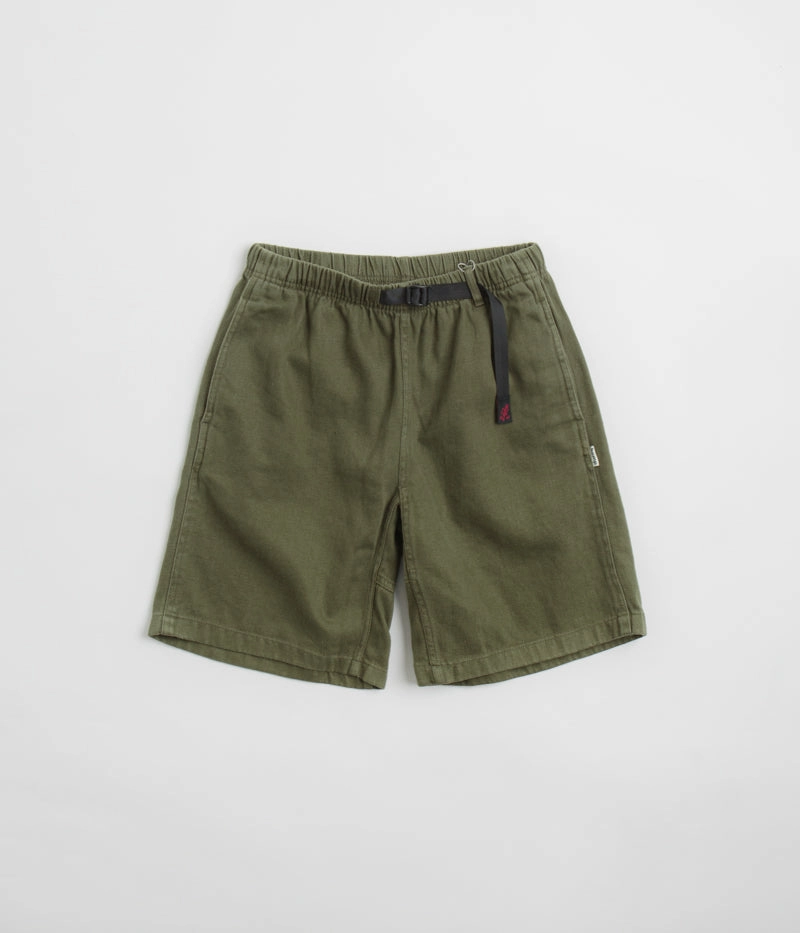 Gramicci Hemp G-Shorts - Olive picnic clothes laid-back style