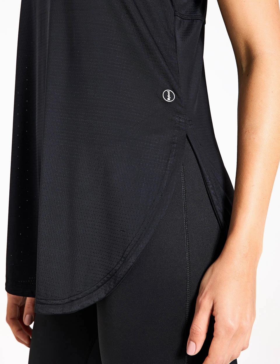 Zela Tank Top - Black Layer Flexible energy - saving test passed
