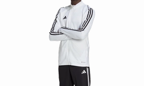 TIRO23 League Track Jacket "White" EcoFriendlyProduction FadeResistant