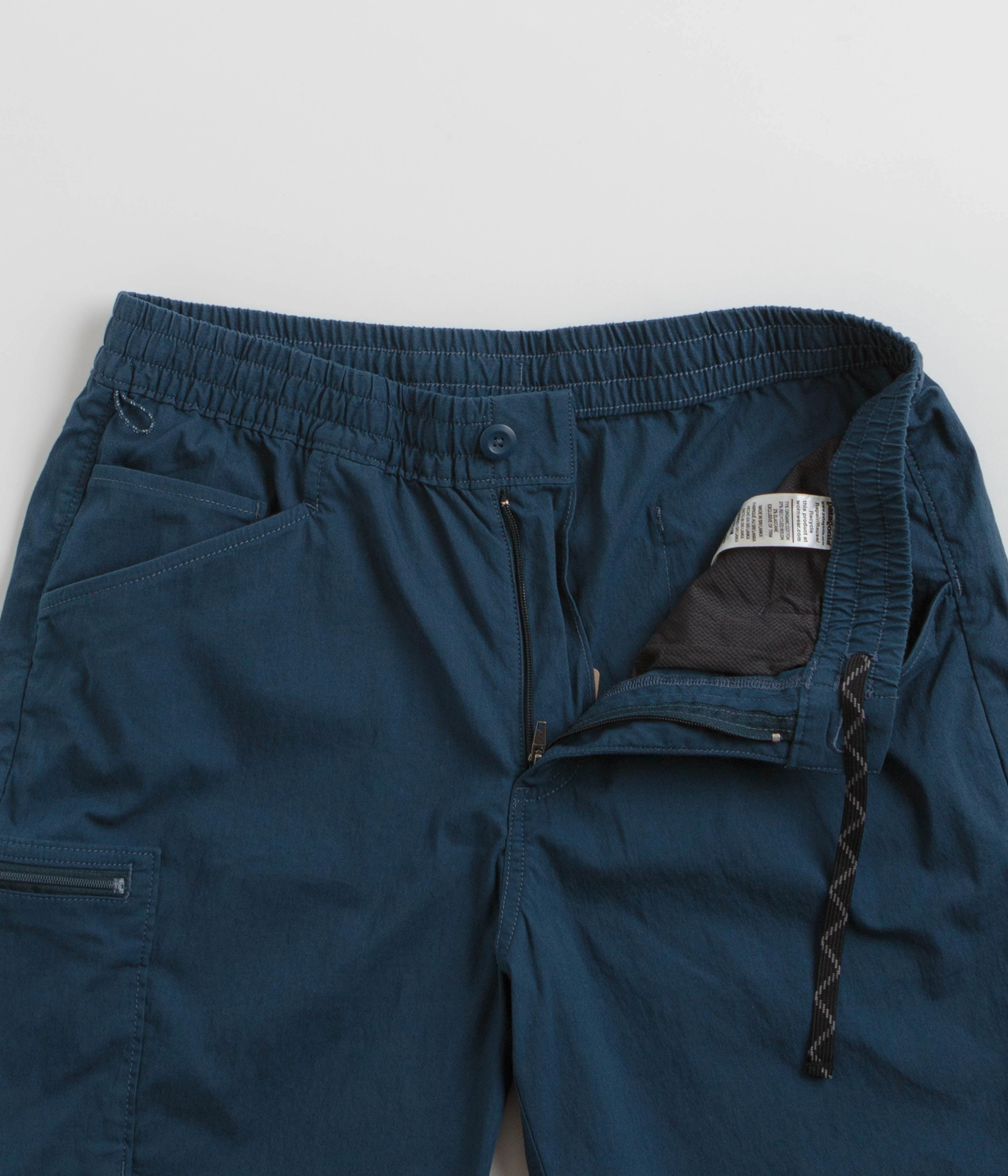 Patagonia Nomader Shorts - Tidepool Blue Semi Formal snap closure