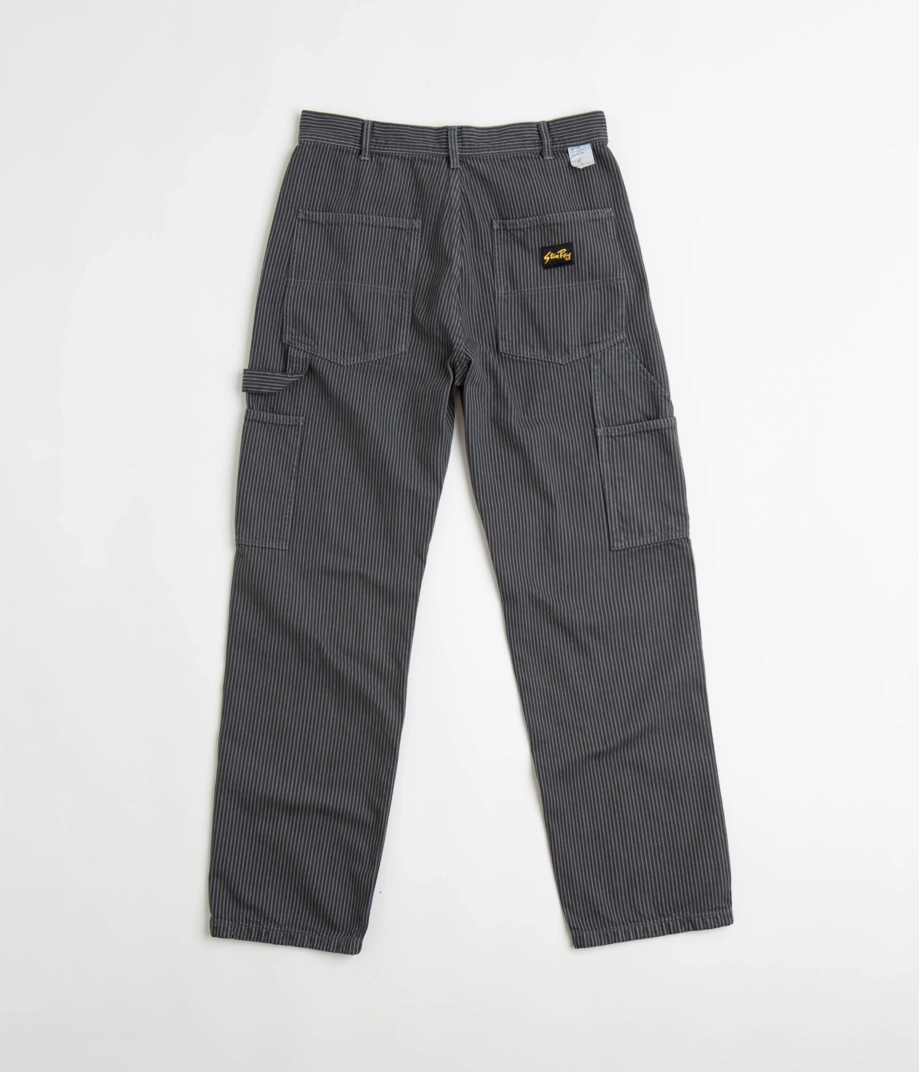 Stan Ray OG Painter Pants - Black Overdye Hickory Low Profile High-waisted fit