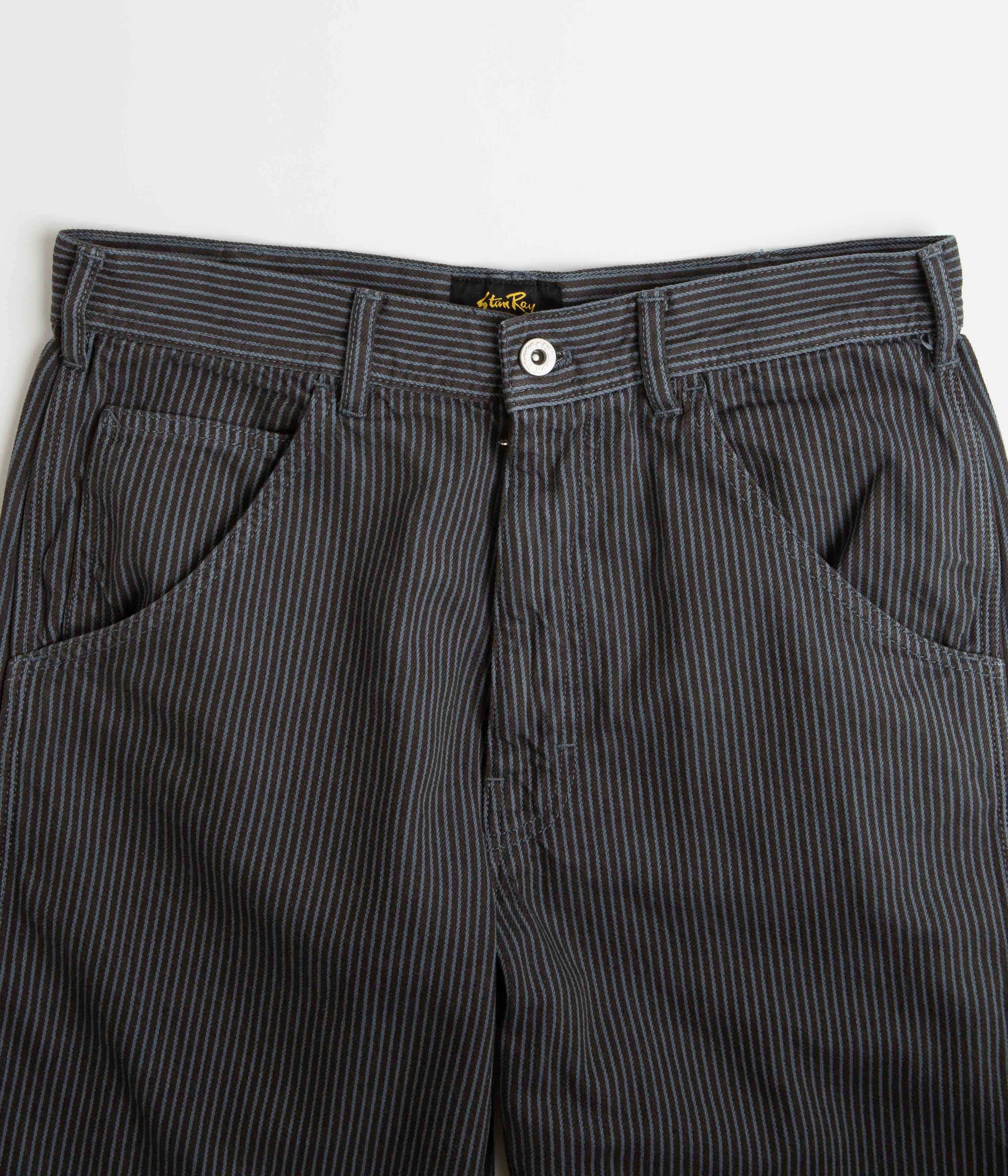 OdorResistant Stan Ray OG Painter Pants - Black Overdye Hickory