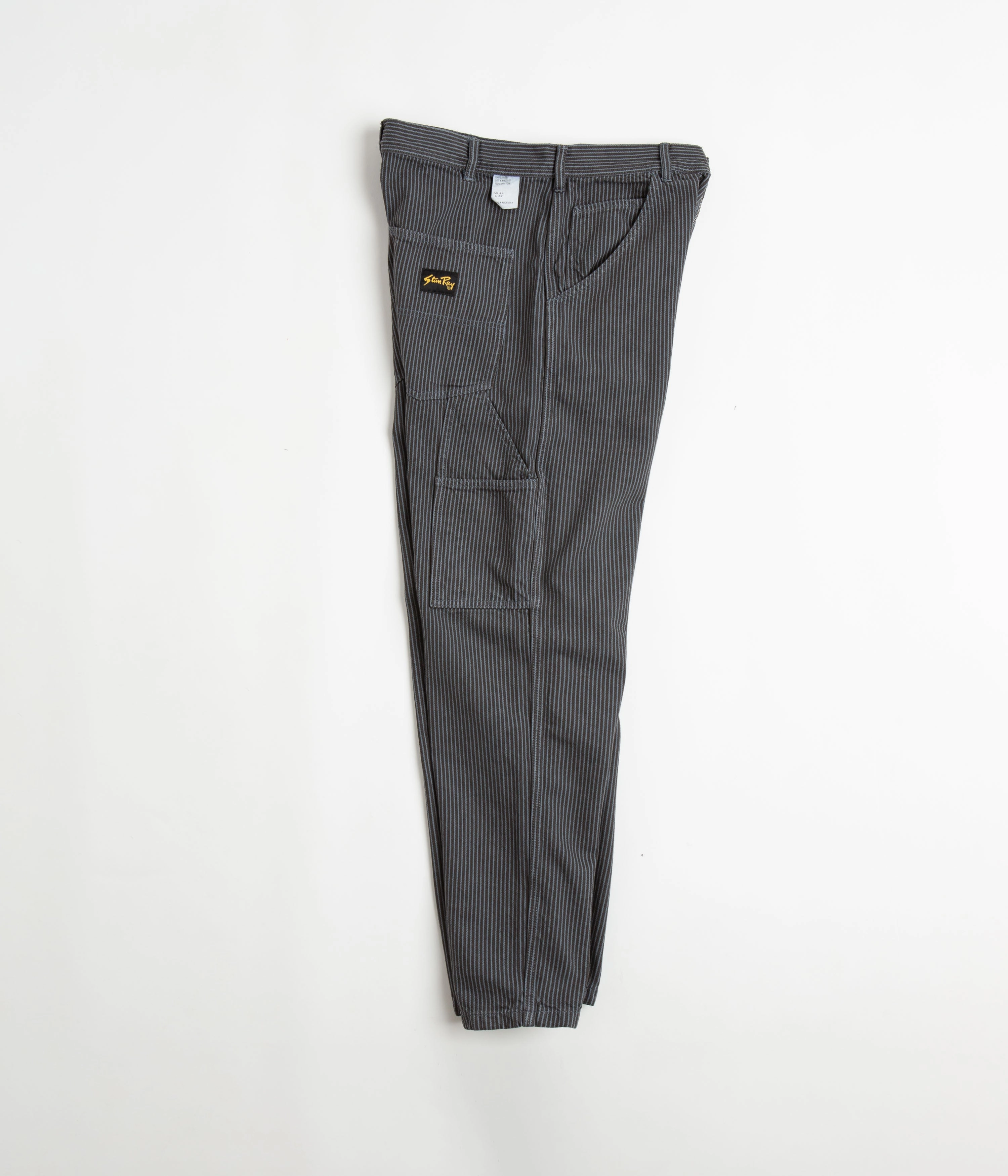 Low Profile Casual Edge Stan Ray OG Painter Pants - Black Overdye Hickory