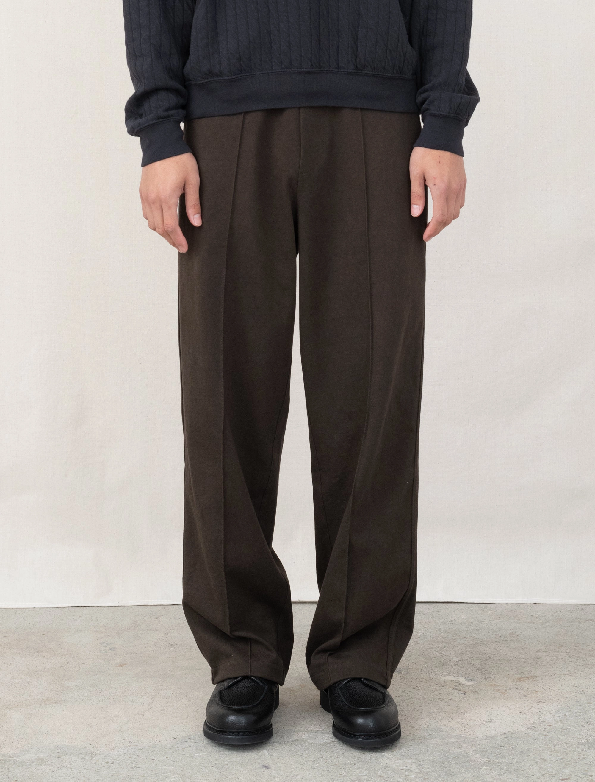 Jersey Band Pant (Black Olive) Anti Snag Threading