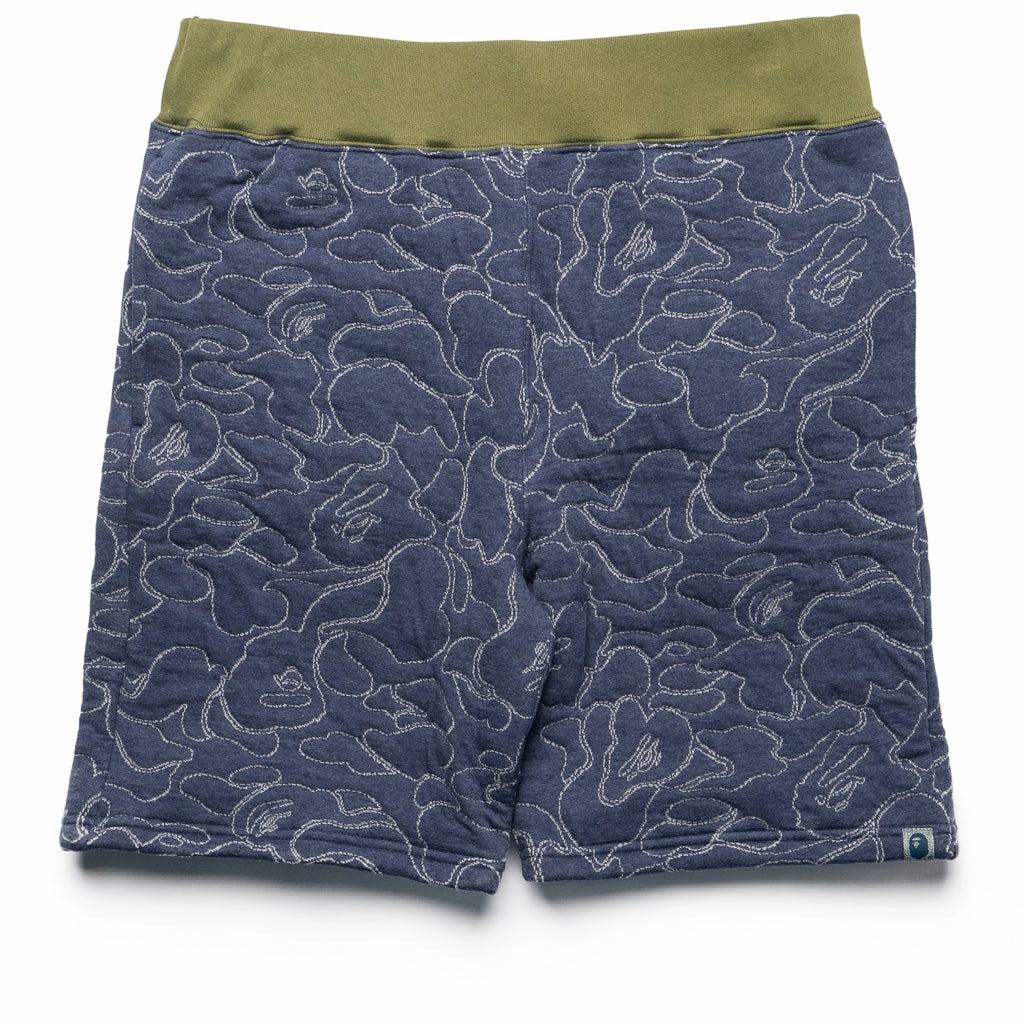 A Bathing Ape ABC Camo Sweatshorts - Navy Ultimate Ventilation Channels school clothing