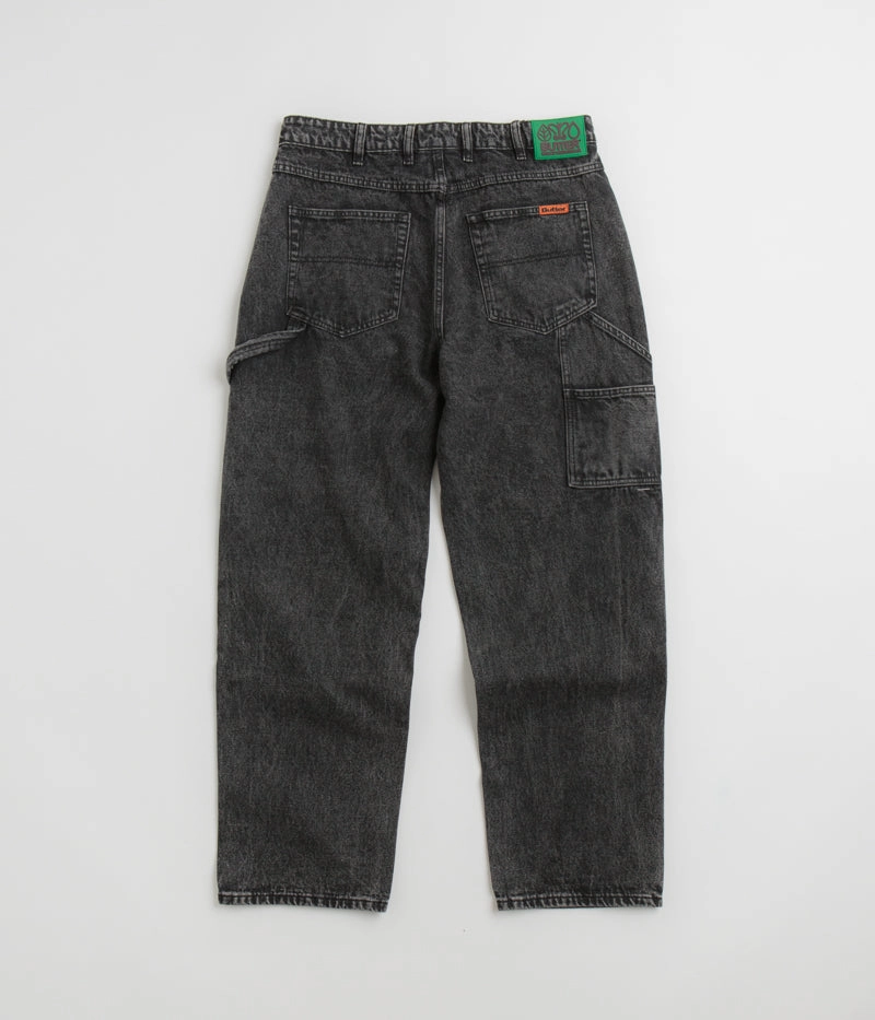 Butter Goods Weathergear Jeans - Faded Black Flexible Fabric Layer Comfort