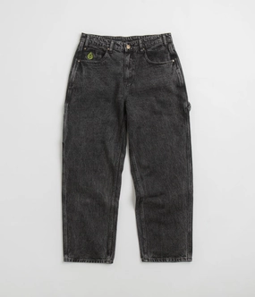 Butter Goods Weathergear Jeans - Faded Black Odor Control Fabric