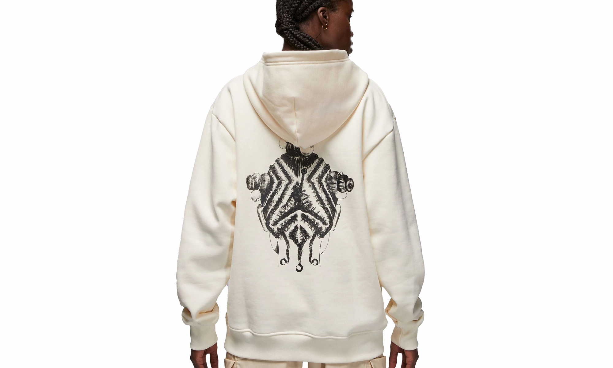 Snug fit Jordan x Bephies Beauty Supply Pullover "White"
