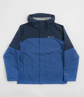 Columbia Wahkeena Falls 3L Shell Jacket - Mountain Blue / Collegiate Navy Halloween costume Shaving-cream
