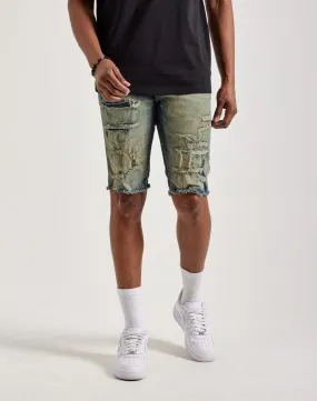 Reinforced Hem Jordan Craig Basic Denim Shorts