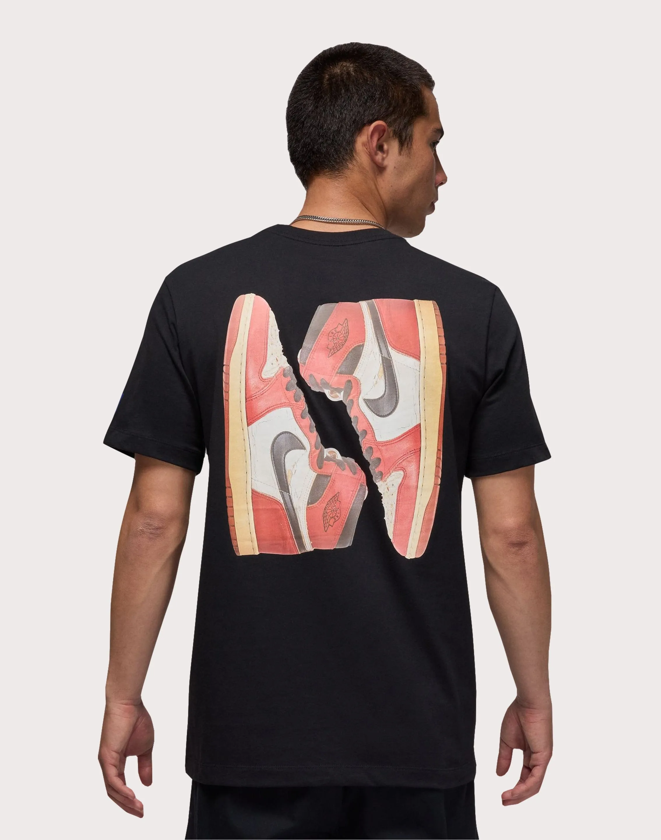 Jordan Flight Essentials AJ1 Black Tee WrinkleResistant AbrasionResistant