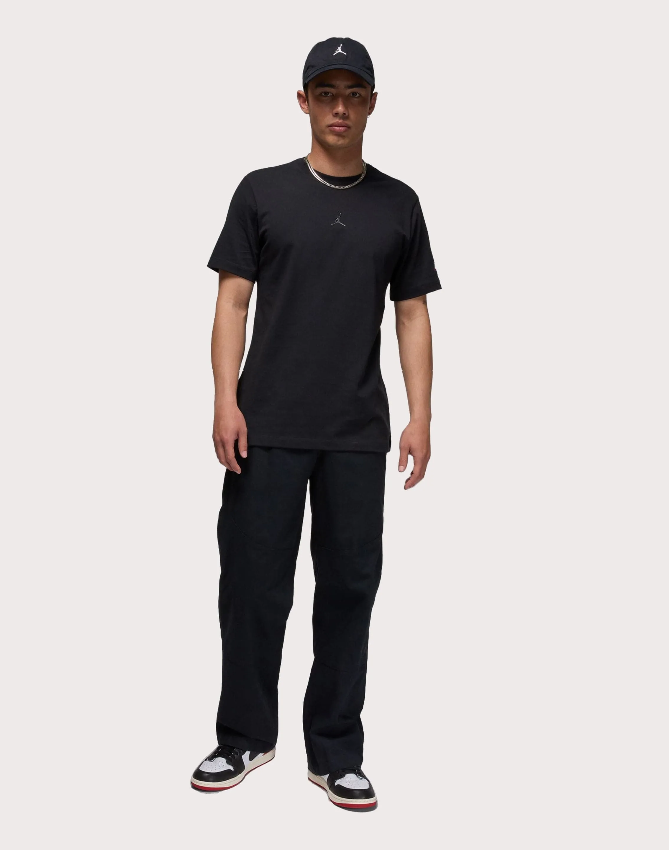 Jordan Flight Essentials AJ1 Black Tee AdjustableStraps