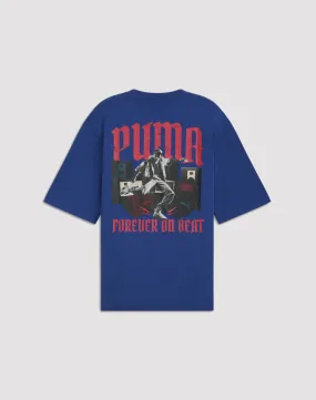 Puma Play Paris Graphic Tee Daily Fit Mesh Glow