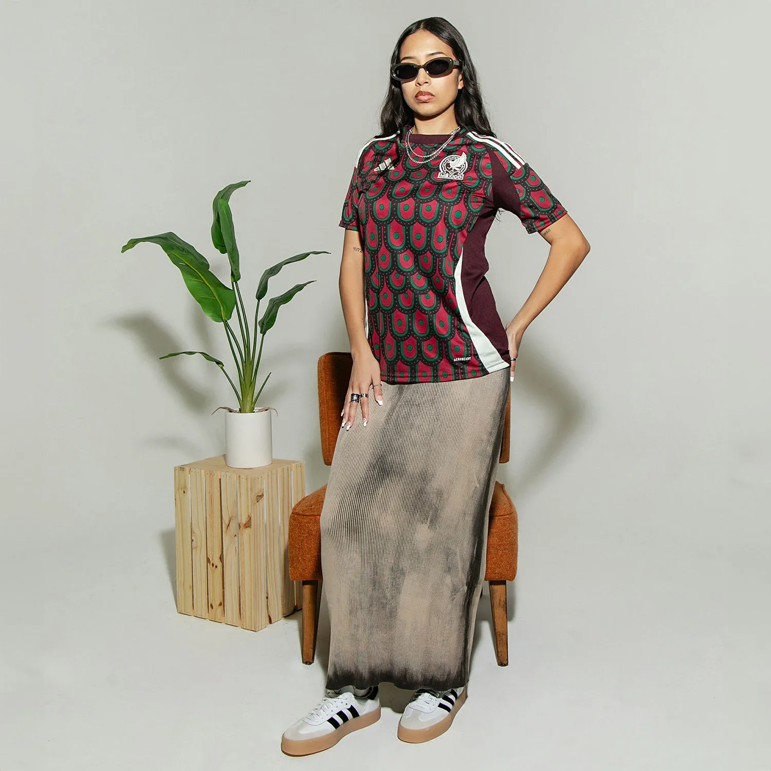 Mexico 24/25 Replica Home Jersey - Womens FrictionReducing Lining Permanent Crease