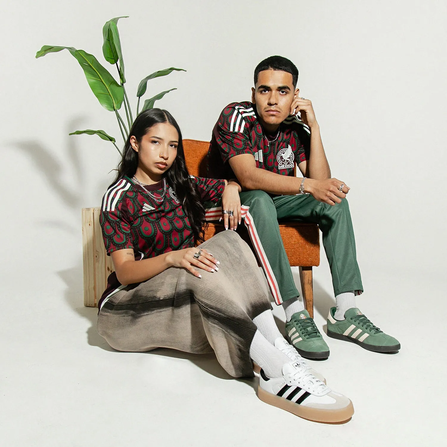 Mexico 24/25 Replica Home Jersey - Womens African Bold BreathableFabric